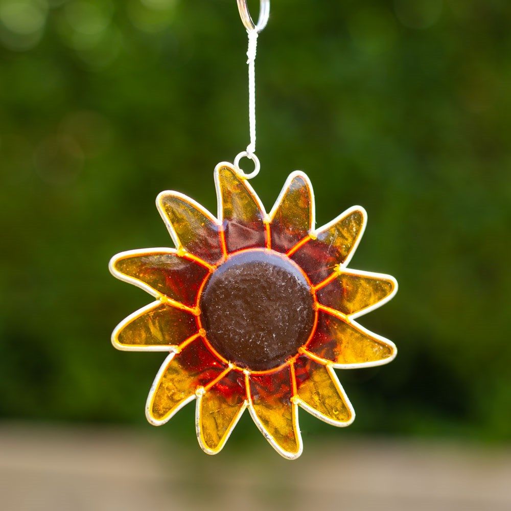 Something Different - Sunflower Suncatcher - Orange